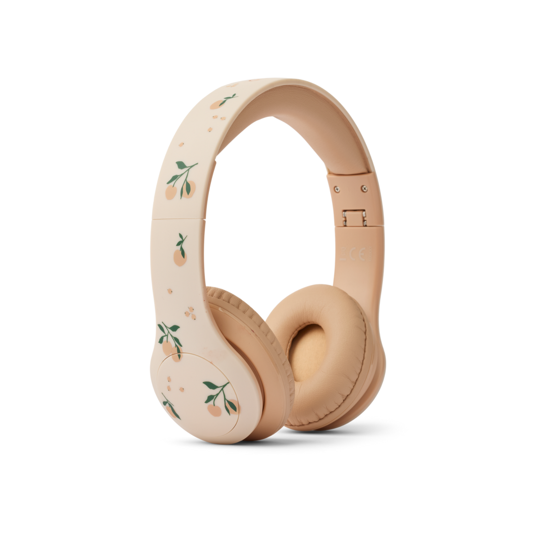 Liewood - Quinn Wireless Headphones - Peach / Sea Shell - Mabel & Fox