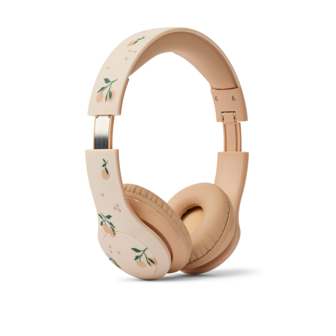 Liewood - Quinn Wireless Headphones - Peach / Sea Shell - Mabel & Fox