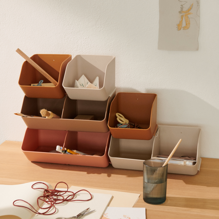 Liewood - Rosemary Desktop Organiser - Whale Blue (2 Pack) - Mabel & Fox