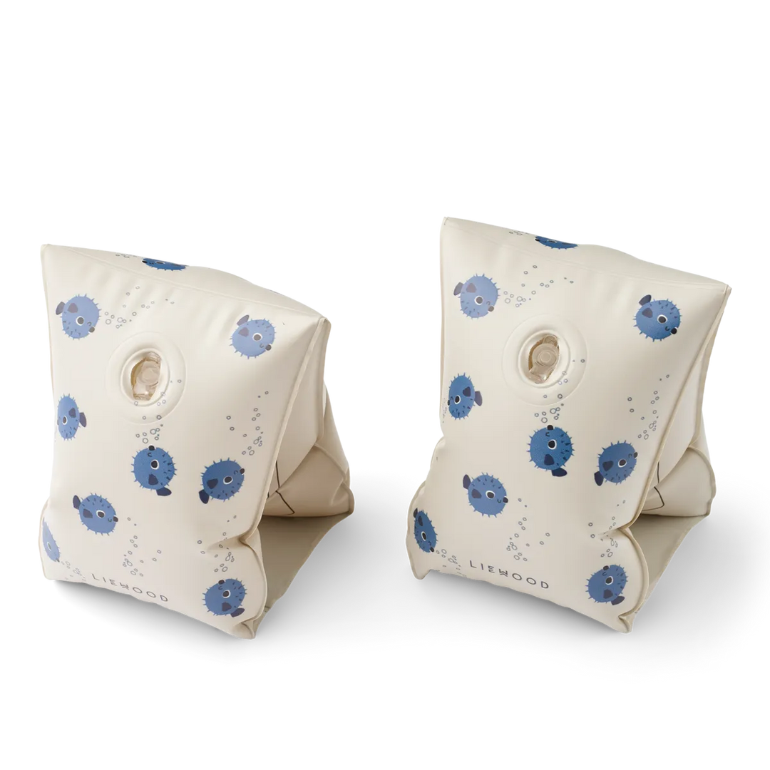Liewood- Shirley Printed Arm Bands - Pufferfish / Sandy - Mabel & Fox