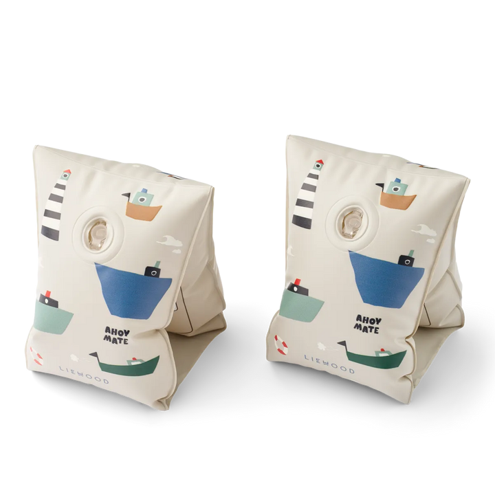 Liewood- Shirley Printed Arm Bands - Sailing / Sandy - Mabel & Fox