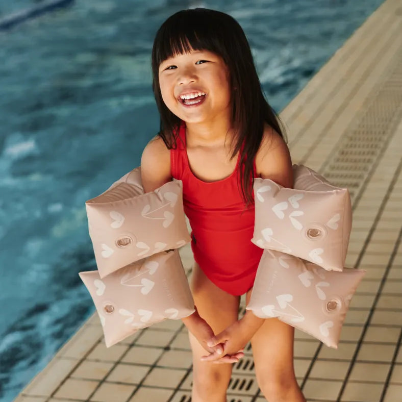 Liewood- Shirley Printed Arm Bands - Sweethearts / Pale Tuscany - Mabel & Fox