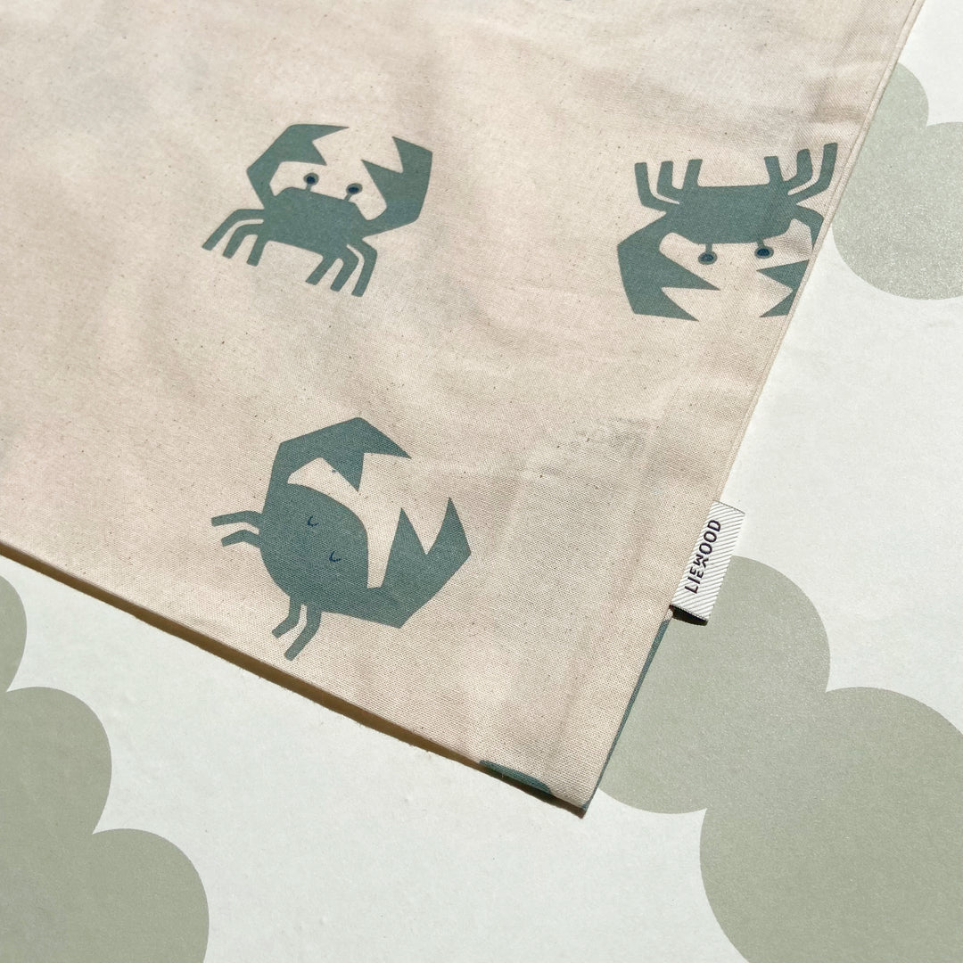 Liewood - Small Tote Bag - Crab - Sandy - Mabel & Fox