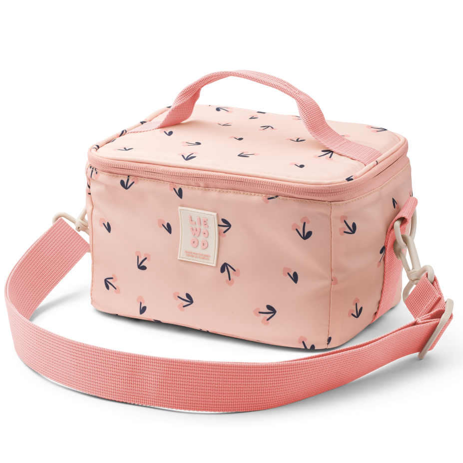 Liewood - Toby Medium Thermal Bag - Cherry Heart / Rosey - Mabel & Fox