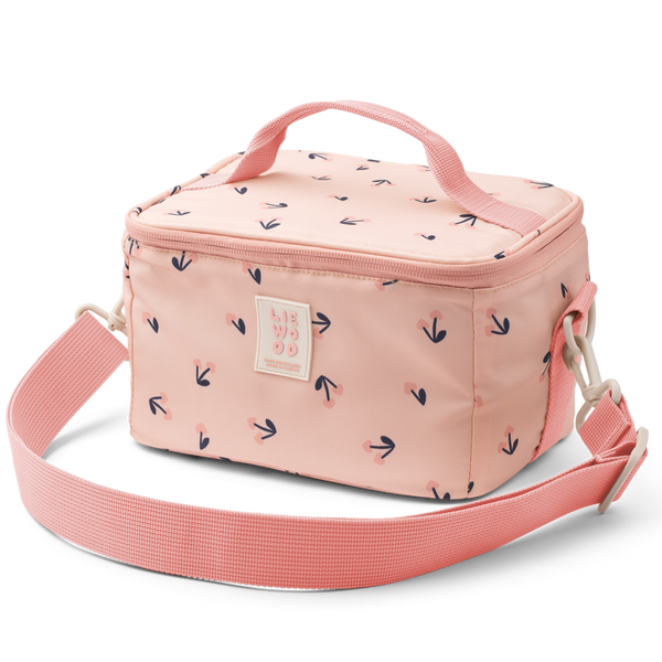 Liewood - Toby Medium Thermal Bag - Cherry Heart / Rosey - Mabel & Fox