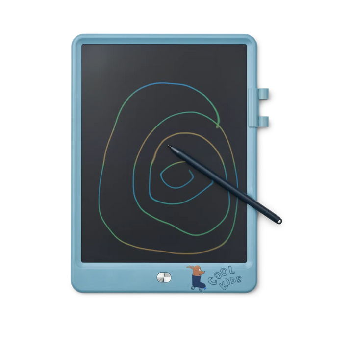 Liewood - Zora Magic LCD Drawing Board - Tiger / Beach Blue - Mabel & Fox