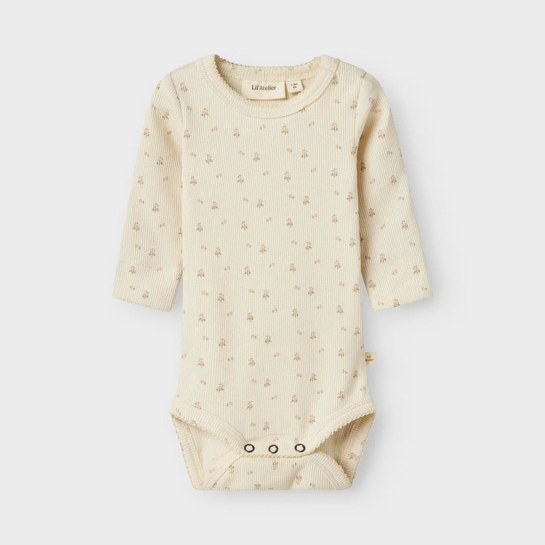Lil' Atelier - Bodysuit - Flowers - Mabel & Fox