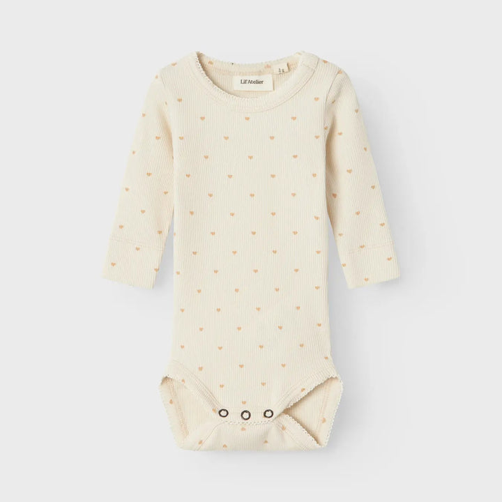 Lil' Atelier - Bodysuit - Hearts - Mabel & Fox