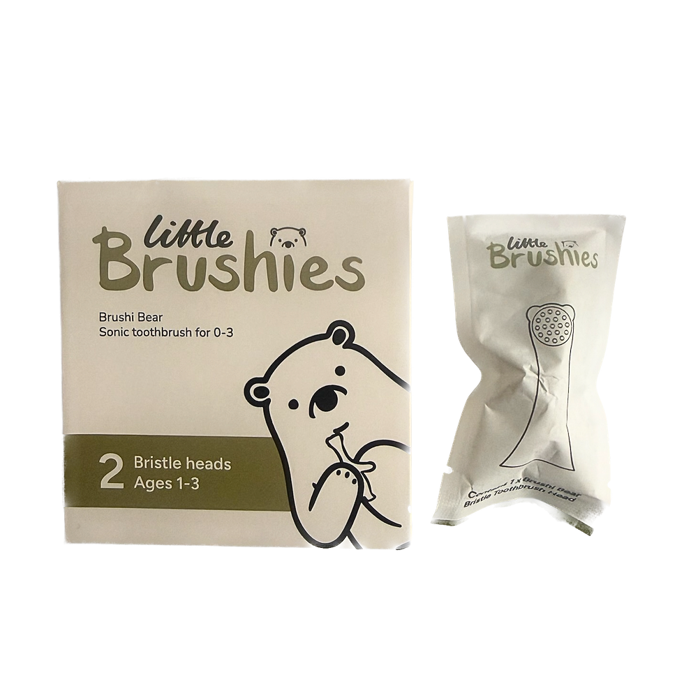 Little Brushies – Replacement Brush Heads – Brushi Bear Bristle Heads - Mabel & Fox