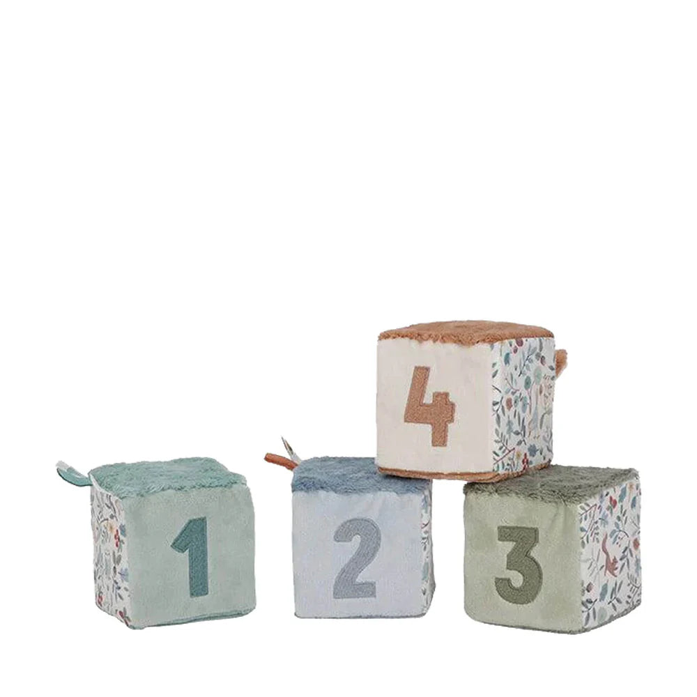 Little Dutch - 4 Soft Blocks - Forest Friends - Mabel & Fox