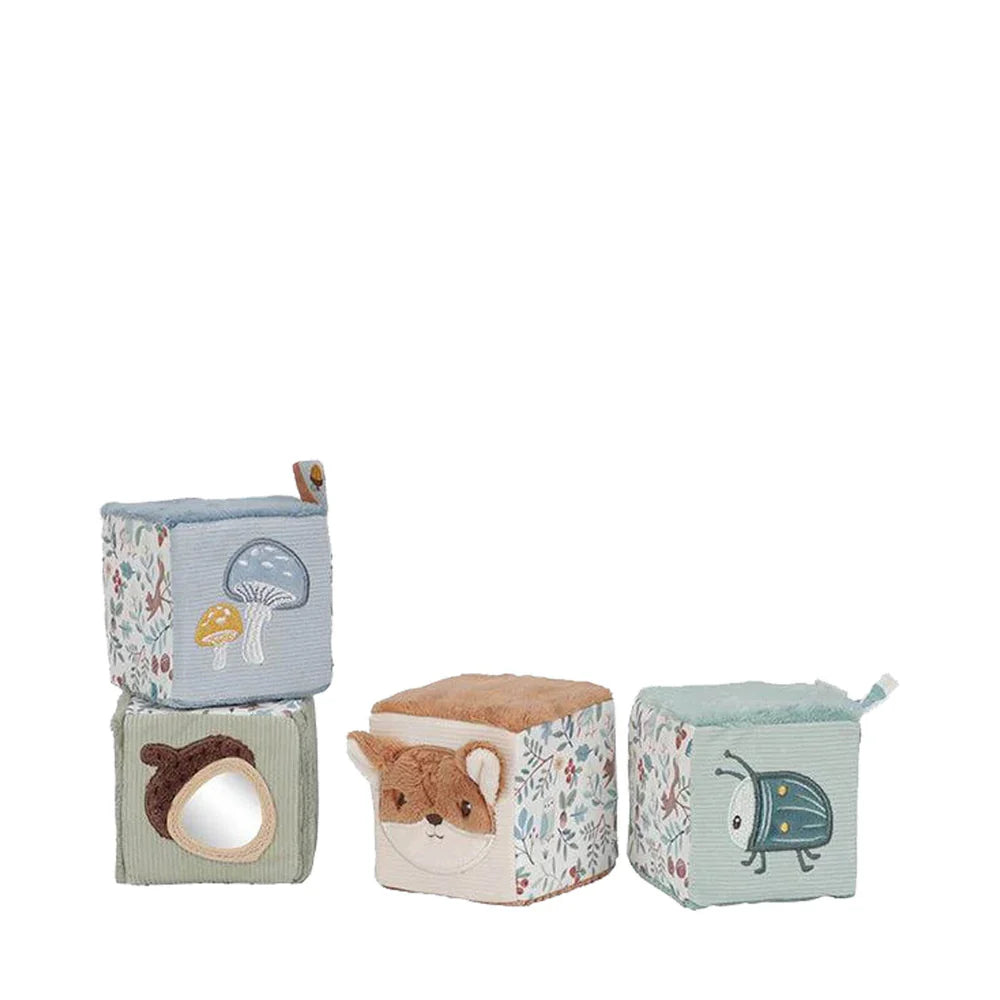 Little Dutch - 4 Soft Blocks - Forest Friends - Mabel & Fox