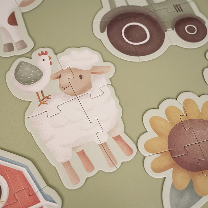 Little Dutch - 6 in 1 Puzzles - Little Farm - Mabel & Fox