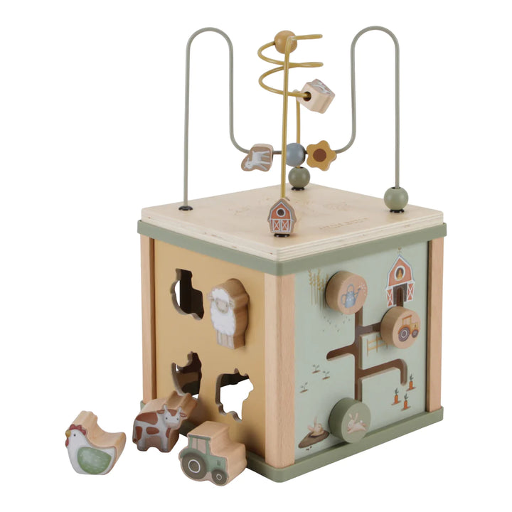 Little Dutch - Activity Cube - Little Farm - Mabel & Fox