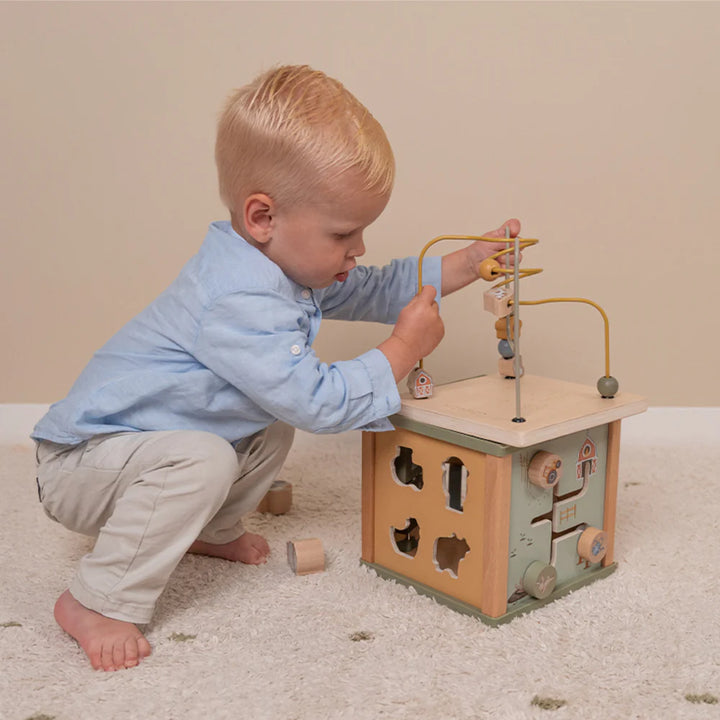 Little Dutch - Activity Cube - Little Farm - Mabel & Fox