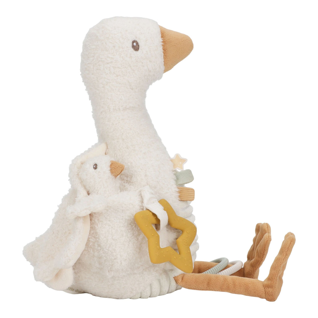 Little Dutch - Activity Cuddle Toy - Little Goose - Mabel & Fox