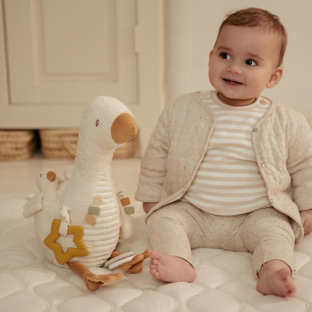 Little Dutch - Activity Cuddle Toy - Little Goose - Mabel & Fox