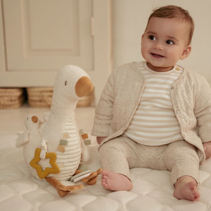 Little Dutch - Activity Cuddle Toy - Little Goose - Mabel & Fox