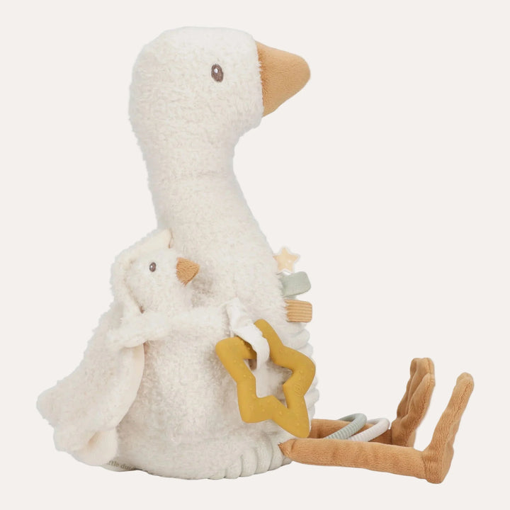 Little Dutch - Activity Cuddle Toy - Little Goose - Mabel & Fox