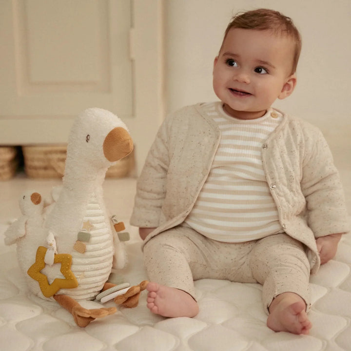 Little Dutch - Activity Cuddle Toy - Little Goose - Mabel & Fox