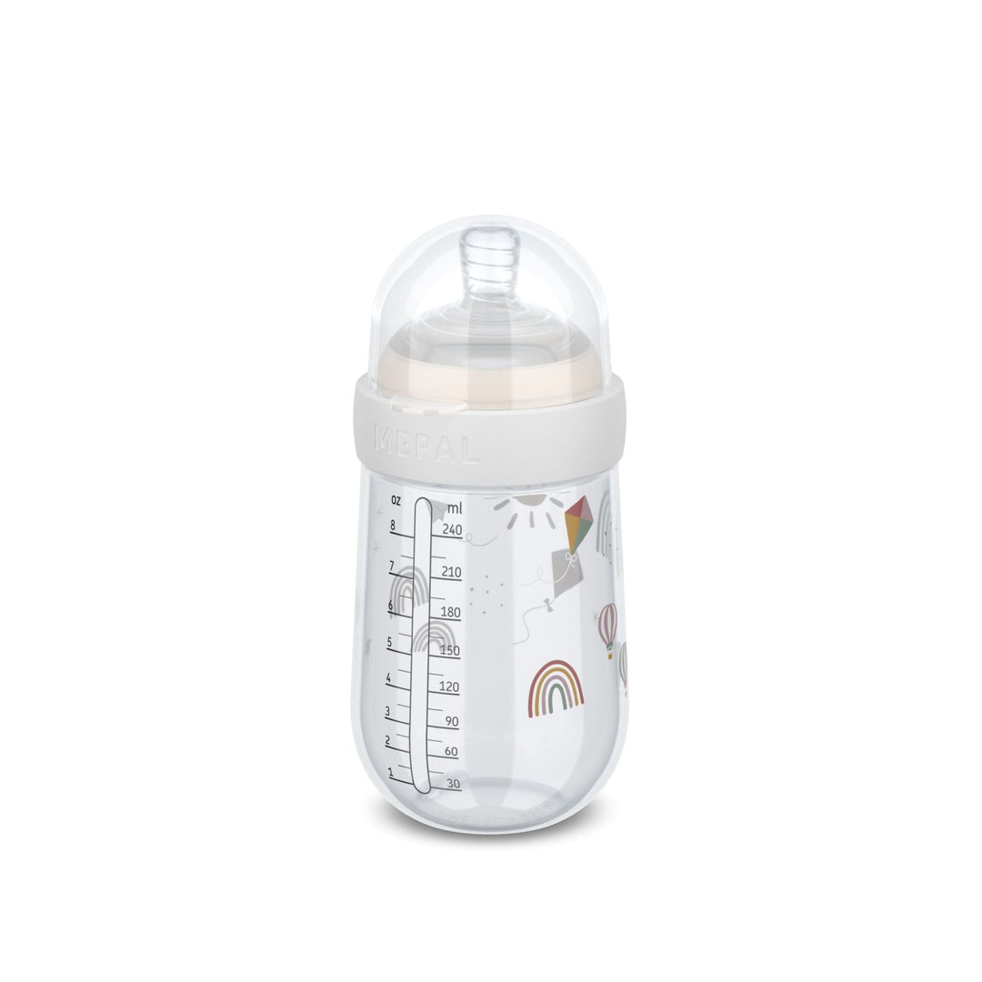 Little Dutch - Baby Bottle 240ml - Sunshine & Rainbow - Mabel & Fox