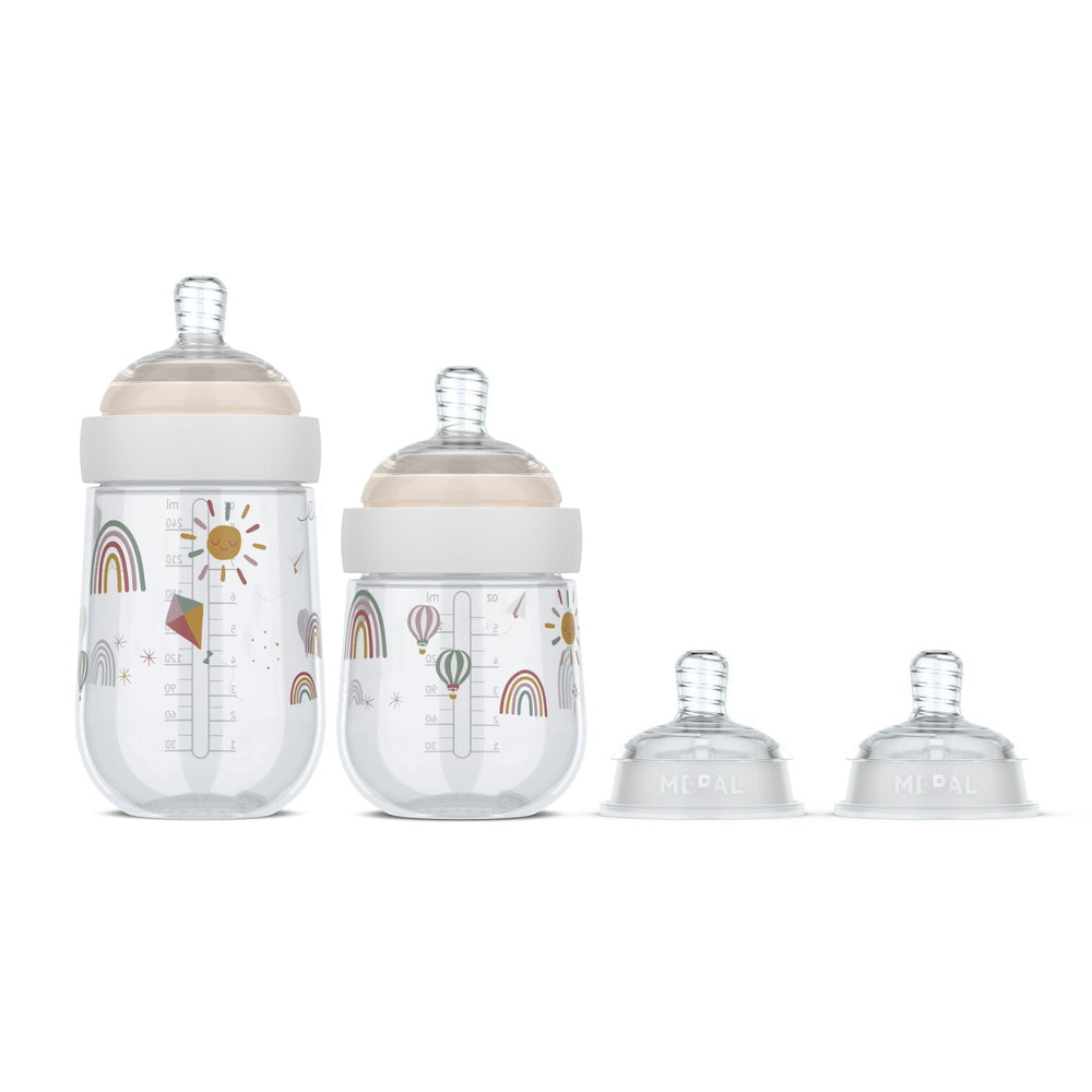 Little Dutch - Baby Bottle Starter Set - Sunshine & Rainbow - Mabel & Fox