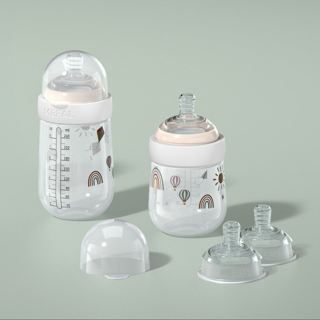 Little Dutch - Baby Bottle Starter Set - Sunshine & Rainbow - Mabel & Fox