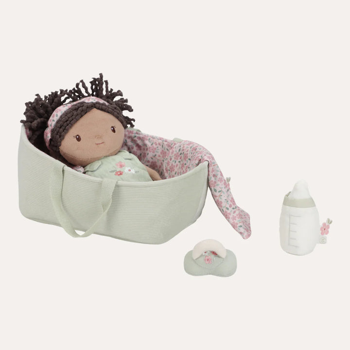 Little Dutch - Baby Doll in Basket Evi - Mabel & Fox