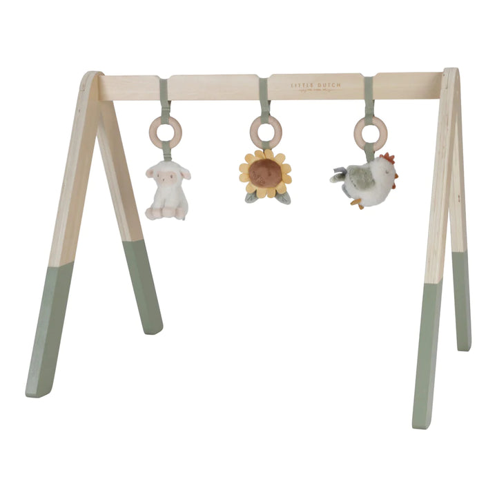 Little Dutch - Baby Gym Wooden - Little Farm - Mabel & Fox