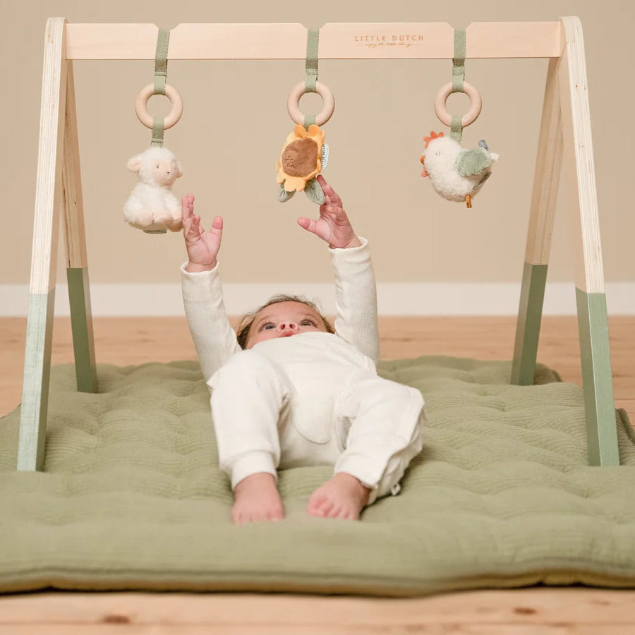 Little Dutch - Baby Gym Wooden - Little Farm - Mabel & Fox
