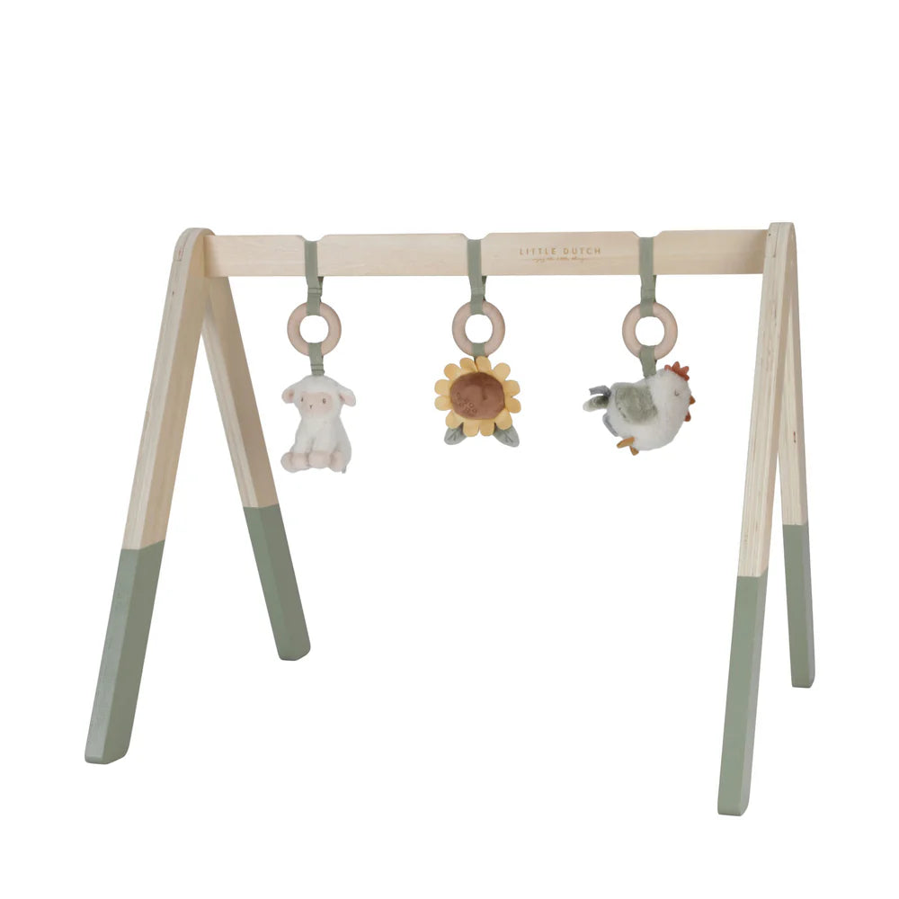 Little Dutch - Baby Gym Wooden - Little Farm - Mabel & Fox