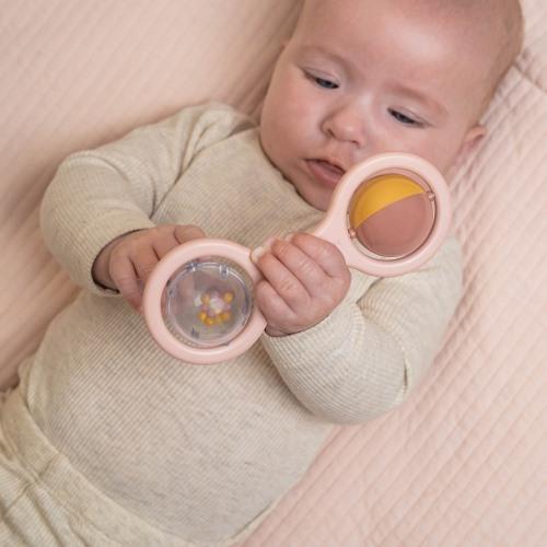 Little Dutch - Ball Rattle - Pink - Mabel & Fox