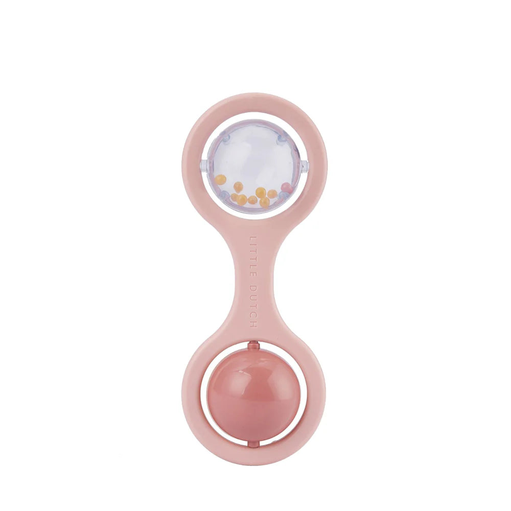 Little Dutch - Ball Rattle - Pink - Mabel & Fox