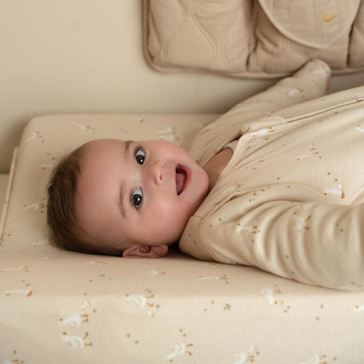 Little Dutch - Changing Mat Cover - Little Goose / Newborn Naturals - Mabel & Fox