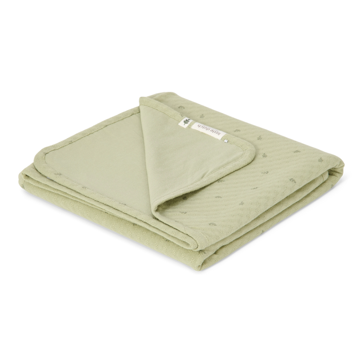 Little Dutch - Bassinet Blanket - Pure Sage Leaves - Mabel & Fox