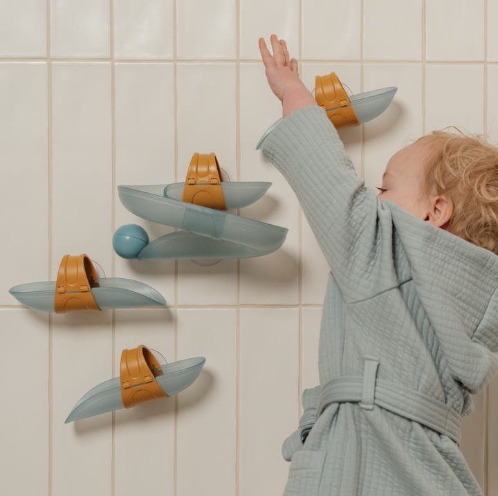 Little Dutch - Bath Ball Track - Waterway Blue - Mabel & Fox