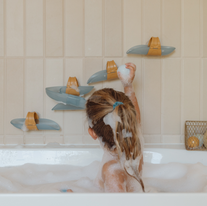 Little Dutch - Bath Ball Track - Waterway Blue - Mabel & Fox