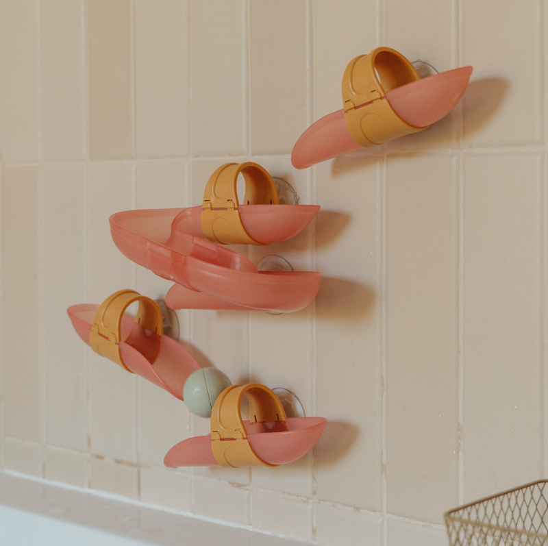 Little Dutch - Bath Ball Track - Waterway Pink - Mabel & Fox