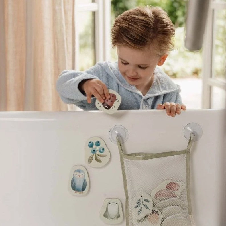 Little Dutch - Bath Foam Figures - Forest Friends - Mabel & Fox