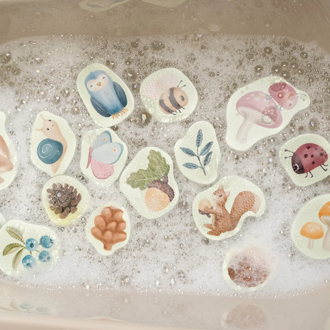 Little Dutch - Bath Foam Figures - Forest Friends - Mabel & Fox