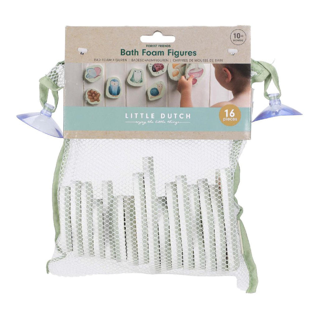 Little Dutch - Bath Foam Figures - Forest Friends - Mabel & Fox