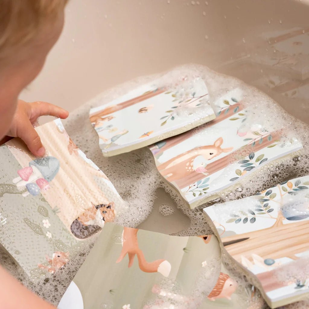 Little Dutch - Bath Foam Puzzle - Forest Friends - Mabel & Fox