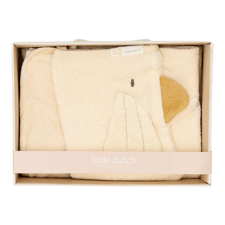 Little Dutch - Bath Gift Box - Little Goose / Natural Newborns - Mabel & Fox