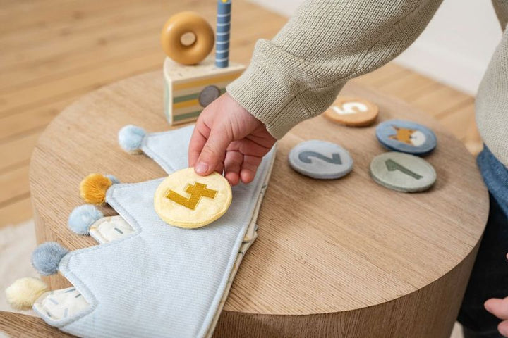 Little Dutch - Birthday Crown with Numbers - Blue - Mabel & Fox