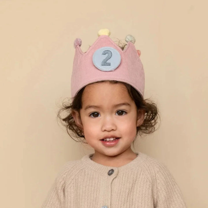 Little Dutch - Birthday Crown with Numbers - Pink - Mabel & Fox
