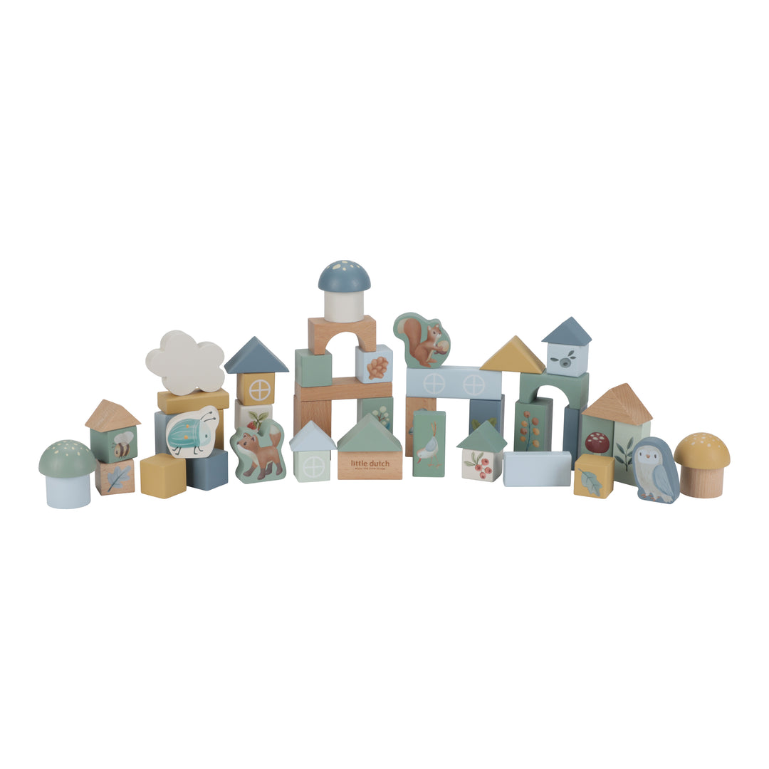 Little Dutch - Building Blocks - Forest Friends - Mabel & Fox