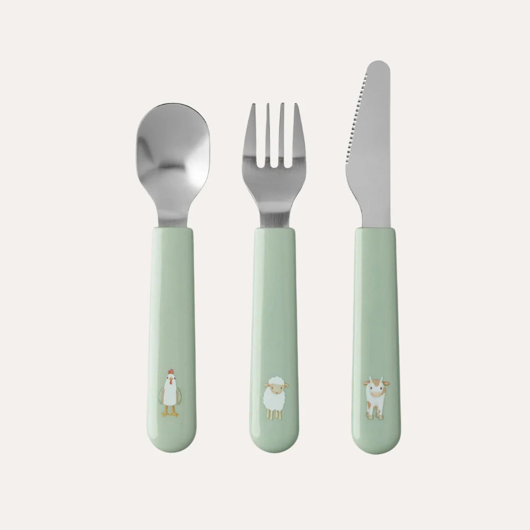 Little Dutch - Children's Cutlery Set - Little Farm - Mabel & Fox