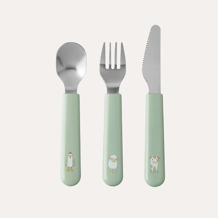 Little Dutch - Children's Cutlery Set - Little Farm - Mabel & Fox