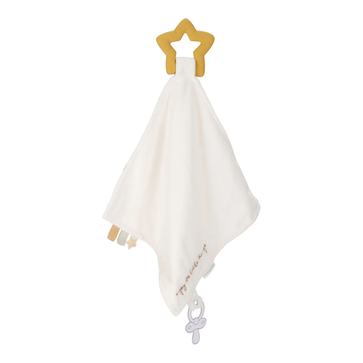 Little Dutch - Cuddle Cloth with Teething Ring - Newborn Naturals - Mabel & Fox