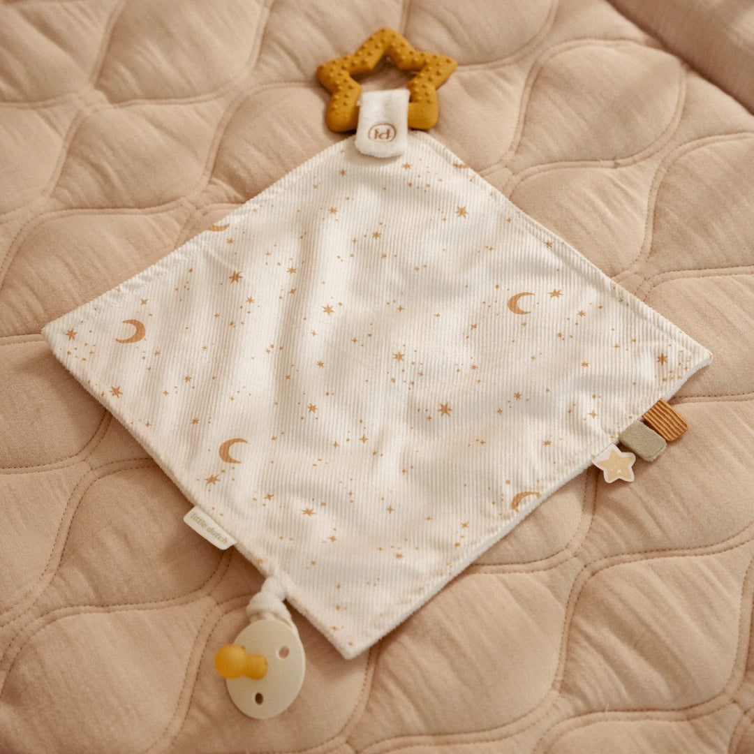 Little Dutch - Cuddle Cloth with Teething Ring - Newborn Naturals - Mabel & Fox