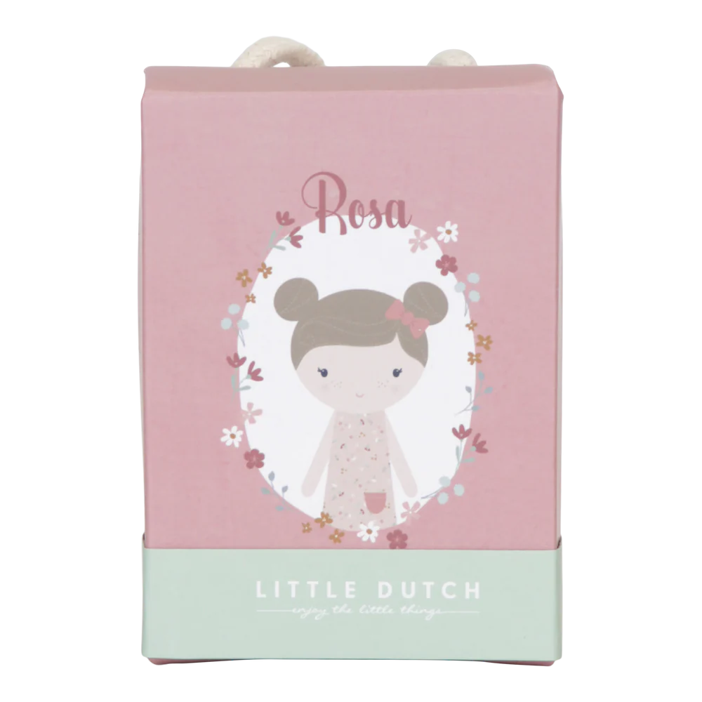 Little Dutch - Cuddle Doll - Rosa - 10 cm - Mabel & Fox